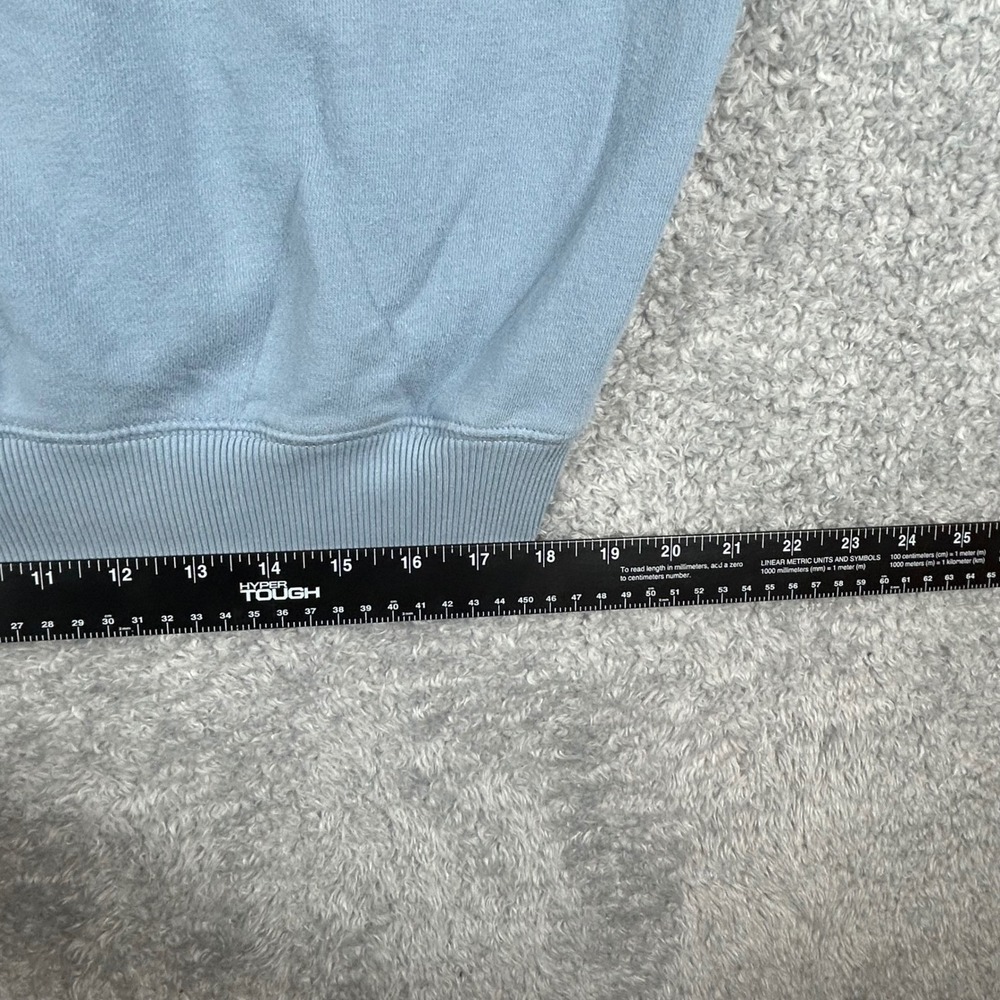 American‎ Eagle Light Blue Celestial Sun Mountain Graphic Sweatshirt Size XS - Picture 8 of 13